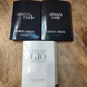 GIORGIO ARMANI CODE Acqua Di EAU DE TOILETTE MENS COLOGNE 1.2 ML  0.04 FL OZ NEW